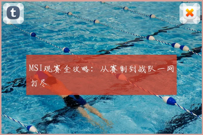 MSI观赛全攻略:从赛制到战队一网打尽